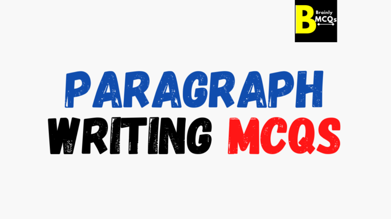 essay writing mcqs with answers pdf